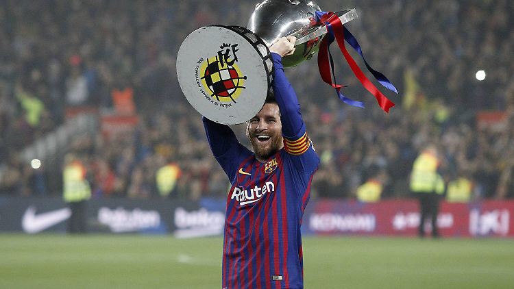 Lionel Messi triumphiert - wieder einmal.