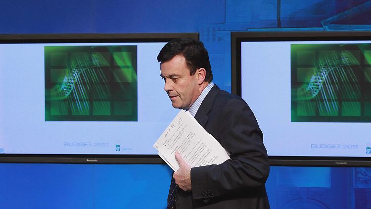 Finanzminister Lenihans Name wird dauerhaft mit dem Sparhaushalt verbunden bleiben. 