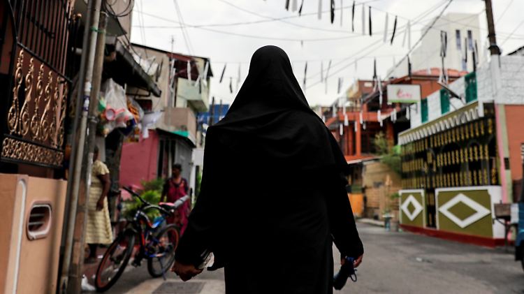 Gesichtsschleier sind in Sri Lanka bis auf Weiteres verboten.