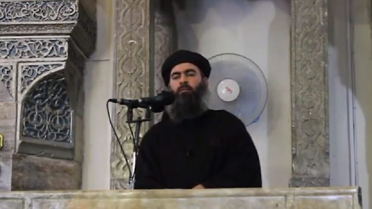 Aufnahme eines früheren Bagdadi-Auftritts