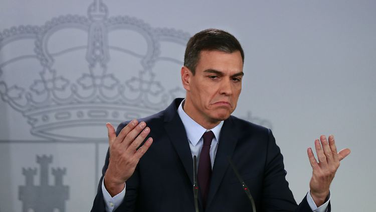 Ministerpräsident Sanchez sieht sich mit einer nachlassenden Wirtschaftsdynamik konfrontiert.