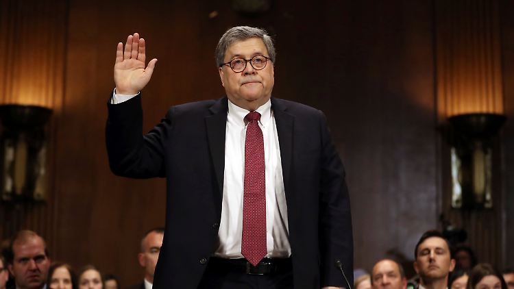 Justizminister William Barr ist sich keines Fehlverhaltens bewusst.