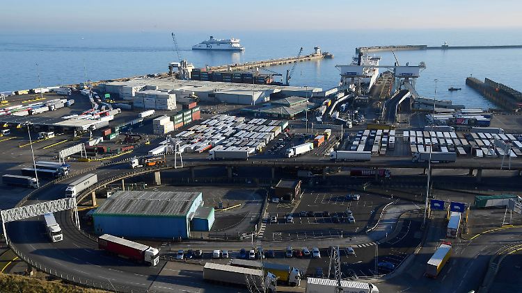 Der Hafen von Dover.