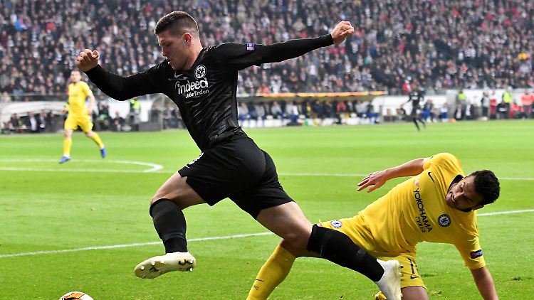 Luka Jovic erzielte für Frankfurt in allen Wettbewerben bereits 26 Tore in dieser Saison.
