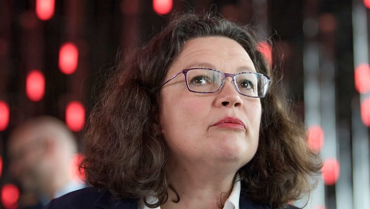 SPD-Chefin Andrea Nahles kann die Aufregung "nicht ganz nachvollziehen".