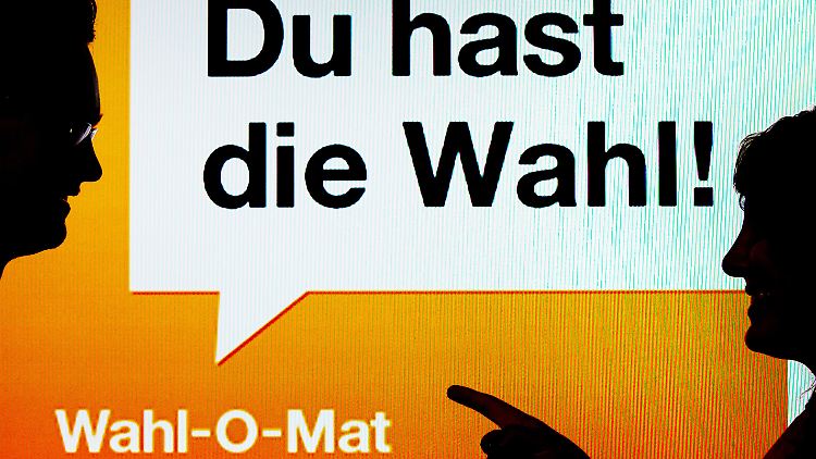 Der Wahl-O-Mat vergleicht die Einstellung seiner Nutzer mit den Aussagen von bis zu acht Parteien.