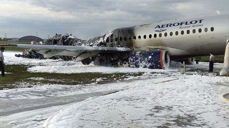 An Bord der Aeroflot-Maschine befanden sich 78 Menschen.