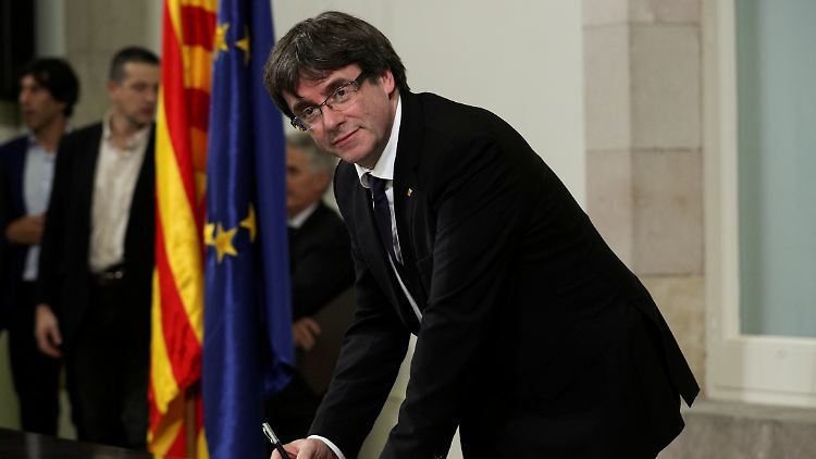 Puigdemont lebt derzeit im Exil in Belgien.