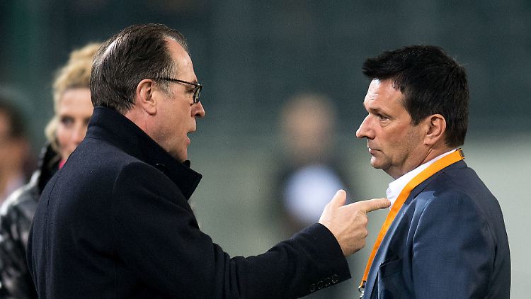 Schalke-Aufsichtsratschef Tönnies und Ex-Sportvorstand Heidel: Eine Männerfreundschaft war das nie.