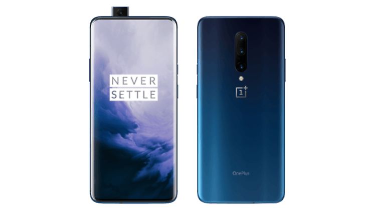 Das OnePlus 7 Pro in "Nebula Blue".