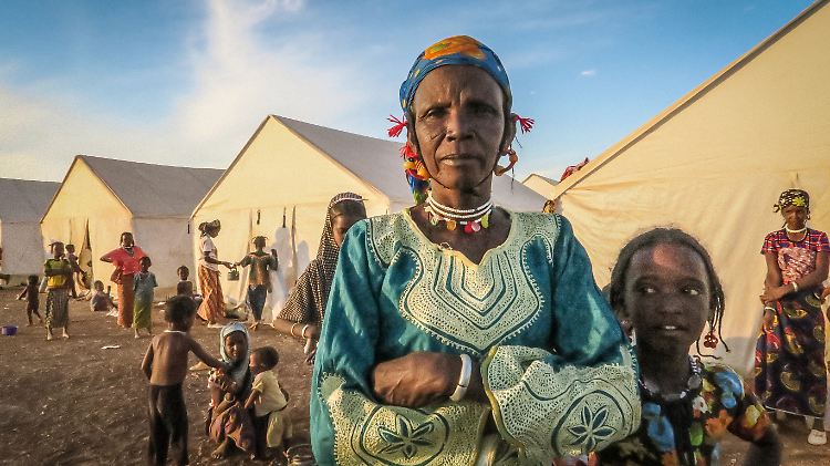 Binnenflüchtlinge in Burkina Faso.
