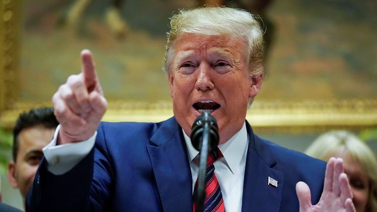 "Wir sind mit China genau da, wo wir sein wollen", versichert Trump.