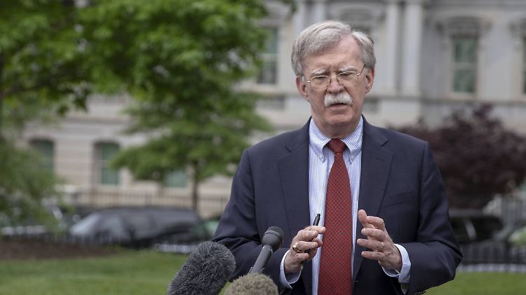 Markanter Schnauzbart, markante Positionen: US-Sicherheitsberater John Bolton.