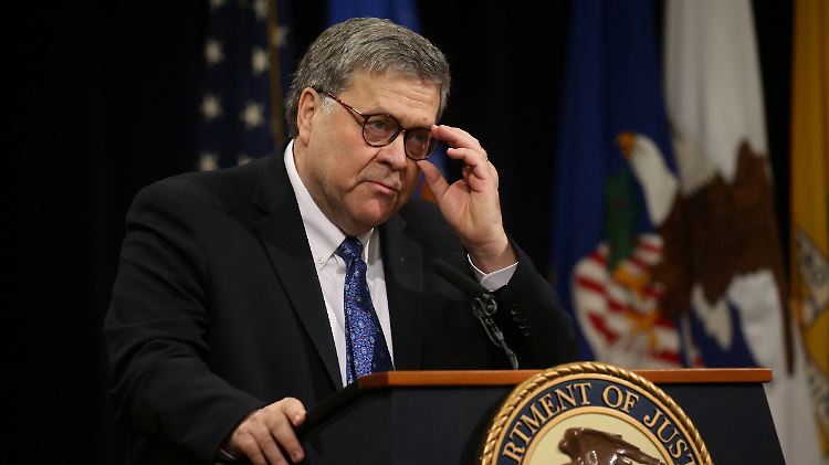 William Barr ist seit diesem Februar Justizminister unter US-Präsident Donald Trump.