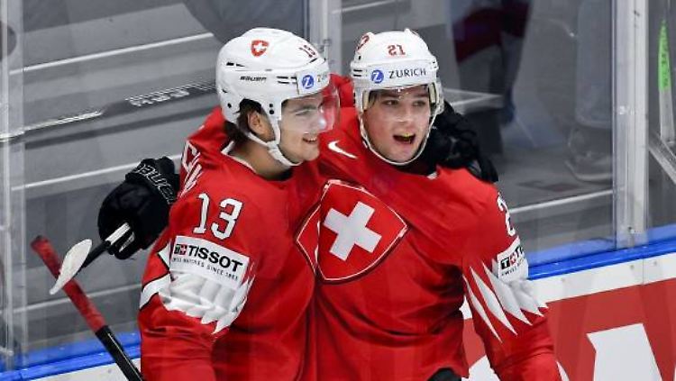 Dritter Sieg im dritten Spiel: Da kommt Freude bei den Schweizer Spielern auf.