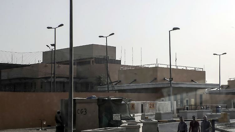 Die amerikanische Botschaft in Bagdad gilt als die größte Landesvertretung der Welt. 