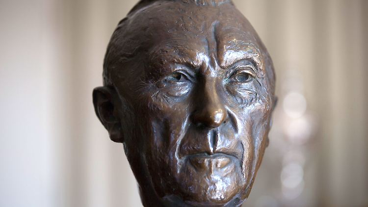 Büste des Altkanzlers im Konrad-Adenauer-Haus in Rhöndorf.