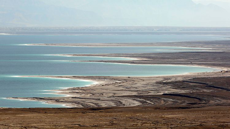 Der Wasserstand des Toten Meers sinkt dramatisch - in weniger als 50 Jahren könnte es verschwunden sein.