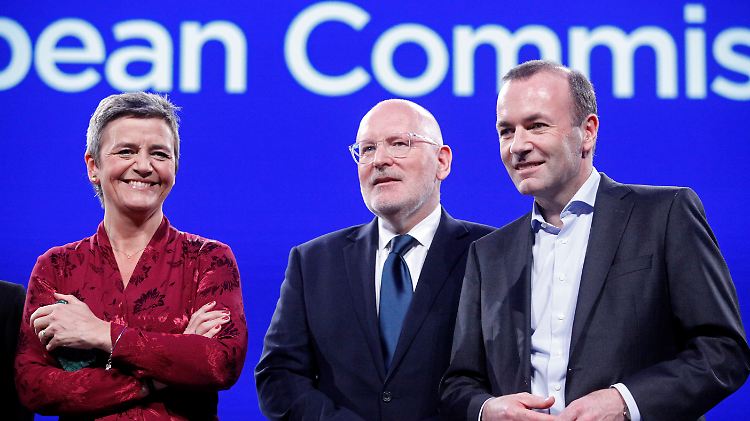 Vestager, Timmermans und Weber haben eine theoretische Chance, die Kommissionspräsidentschaft zu übernehmen. Es könnte alles aber auch ganz anders kommen.