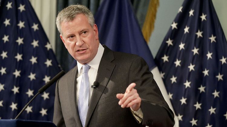 De Blasio ist seit 2014 Bürgermeister New Yorks.