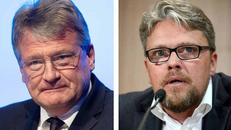 Stehen im Mittelpunkt der Spendenaffäre: Jörg Meuthen (links) und Guido Reil.