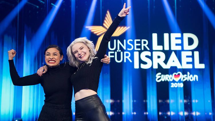 Ihr Triumph im Vorentscheid brachte Laurita (l.) und Carlotta nach Tel Aviv.
