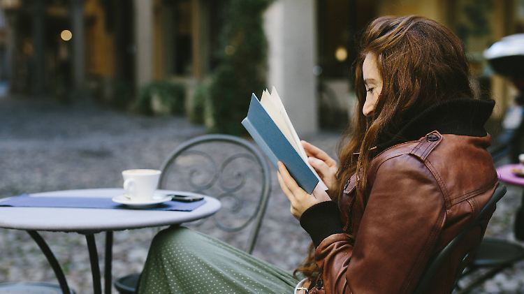Lesen geht gut, auch wenn die Sonne nicht scheint.