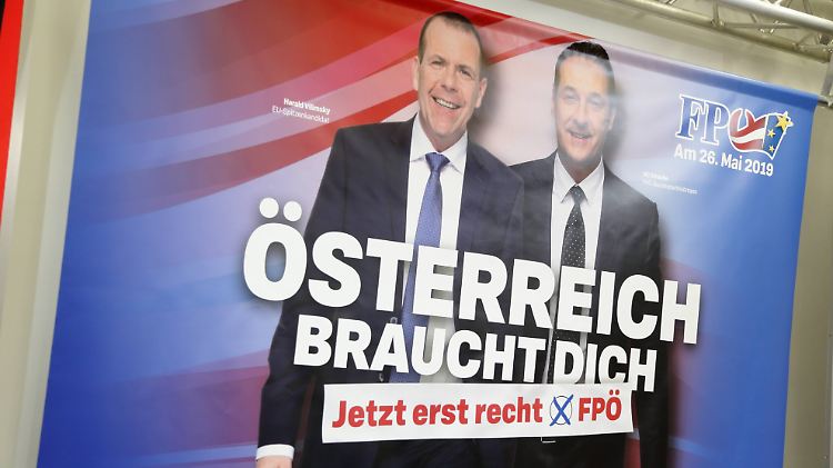Bei der Europawahl dürfte die FPÖ nun deutliche Stimmenverluste hinnehmen müssen.