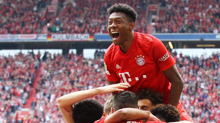 Torschütze zum 2:1 für den FC Bayern: David Alaba.