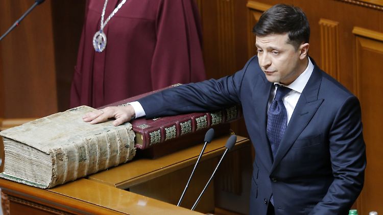Selenskyj hat im Parlament keine eigene Mehrheit.