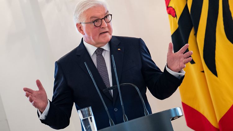 Für das Grundgesetz hatte Steinmeier nur Lob übrig, weniger aber für die Deutschen und ihr Wissen darüber.