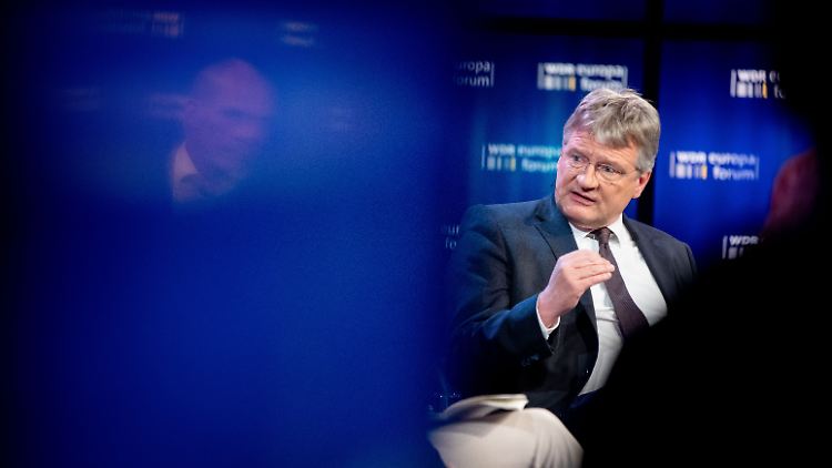 AfD-Chef Jörg Meuthen zeigt sich in der ZDF-Sendung "Maybrit Illner" loyal gegenüber der FPÖ.