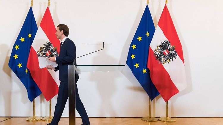 Kanzler Kurz muss sich am Montag einem Misstrauensvotum stellen. 