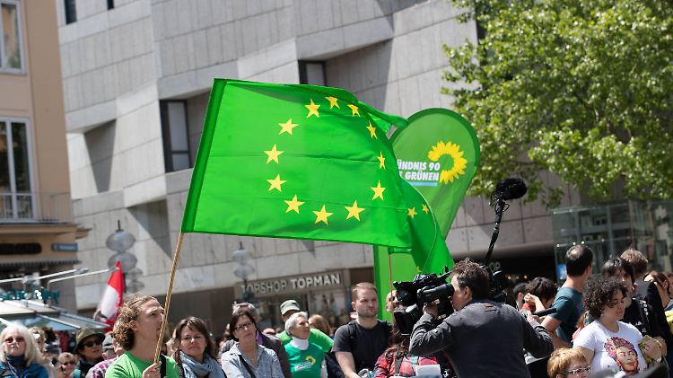 Die großen Gewinner der EU-Wahl in Deutschland: Die Grünen.
