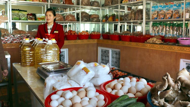 Drei Viertel aller Nordkoreaner sind laut UN-Bericht auf privaten Handel angewiesen.