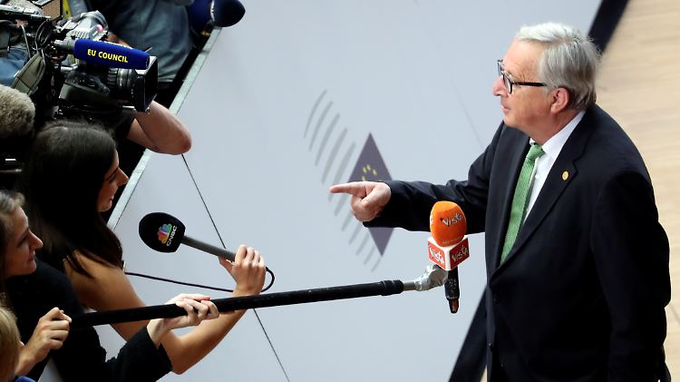 Ein kristallklares Nein: Juncker dementiert Gerüchte, dass der Brexit neu verhandelt werden könnte. 