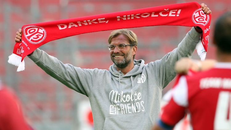 Mainzer Kulttrainer Klopp: Über Dortmund ging es bis zum FC Liverpool - bis in sein mittlerweile drittes Champions-League-Finale.