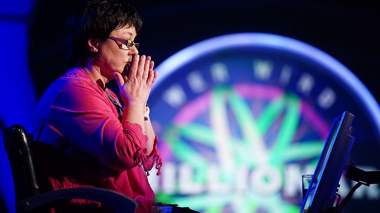 Sie war vor allem nervös: "Wer wird Millionär?"-Kandidatin Ellen Marquardt.