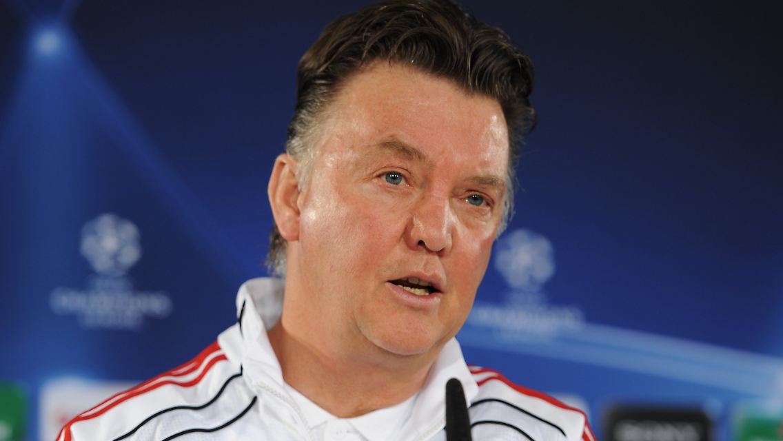 "Ich bin auch ein Weihnachtsbiest": Louis van Gaal.