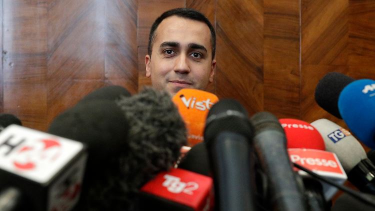 Nach dem Wahldebakel der Fünf-Sterne in Europa: Di Maio ist in seiner Partei unter Druck.