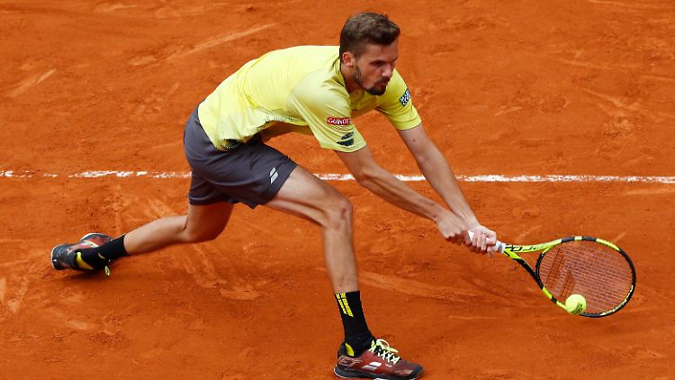 Oscar Otte schlägt sich tapfer gegen einen Roger Federer, der gar nicht wusste, wie der junge Deutsche spielt.