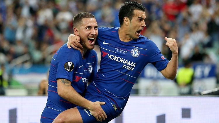 Eden Hazard (l.) ist an drei Treffern beteiligt.