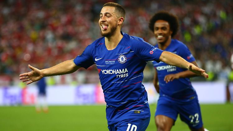 Jubelt er bald für Real Madrid? Eden Hazard im Europa-League-Finale.