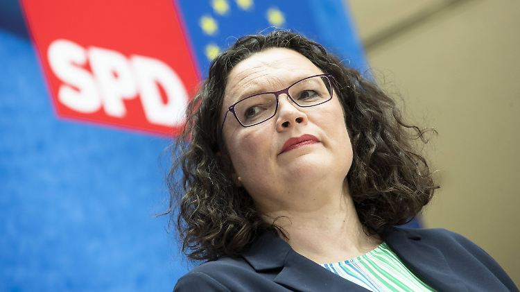 Kann sich Nahles an der SPD-Spitze halten? Im Moment erscheint das höchst ungewiss.