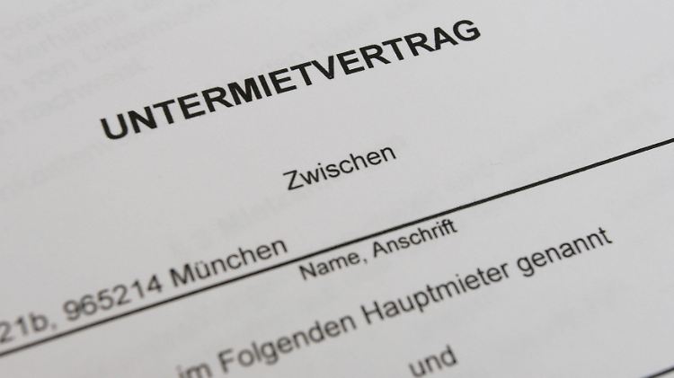 Untermieter sollten auf einen schriftlichen Vertrag bestehen.