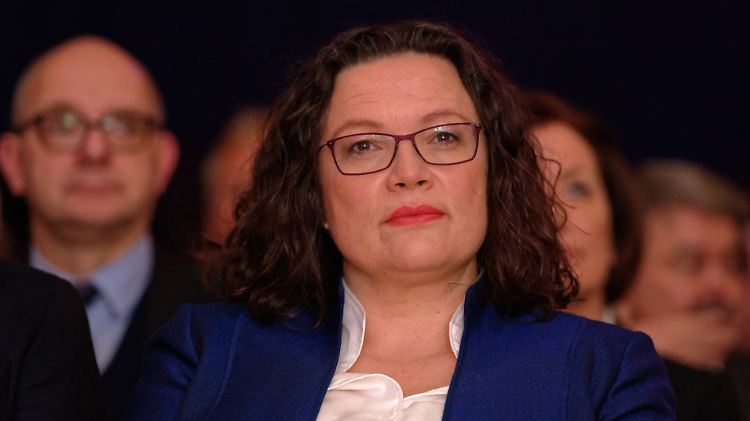 Nahles wurde 2017 als erste Frau zur Vorsitzenden der SPD gewählt.