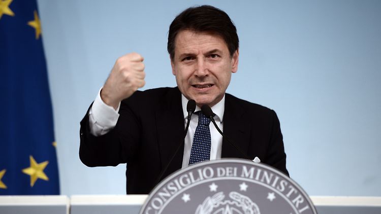 Regierungschef Conte hat für den Abend eine Erklärung angekündigt.