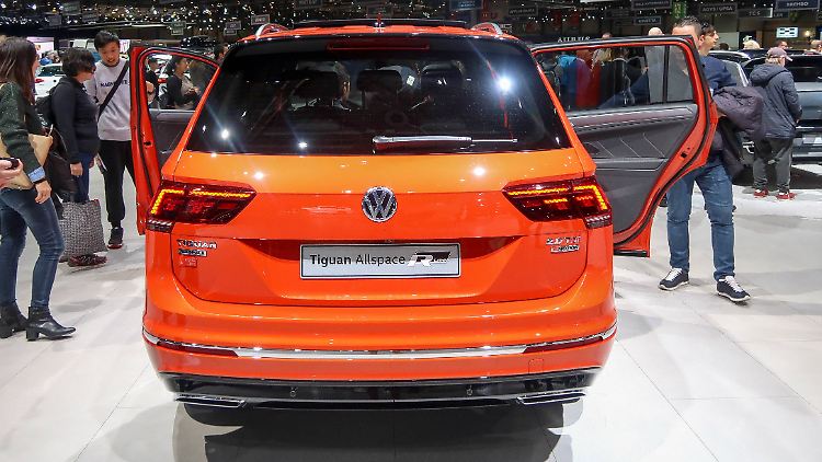 Volkswagen Tiguan Allspace auf der Palexpo in Genf, März 2019.