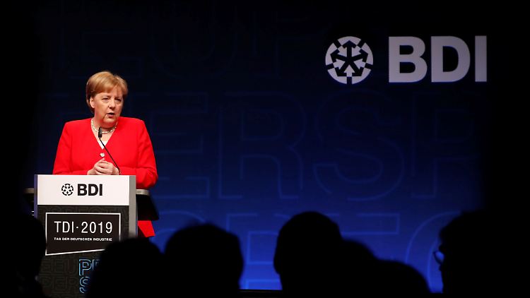 Angela Merkel beim BDI