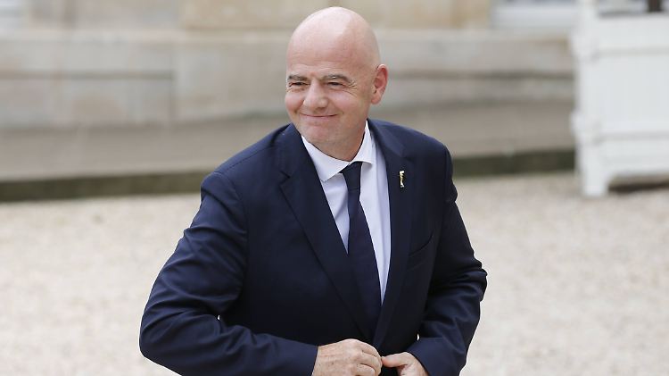 Hat gut lachen: Gianni Infantino wird auf vier Jahre wiedergewählt.